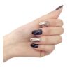 Cool False Fingernails Black Silver Metallic Color Artificial False Nails Tips Fake Nails Nail Art - Default