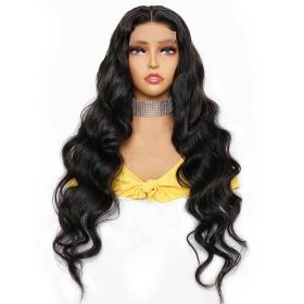 4x4 HD Lace Front Virgin Brazilian Pre Plucked Long 16 24 30 Inches 4*4 Frontal  Human Hair Bodywave Body Wave Closure Wig - 26 Inches(659mm)(+$145.00