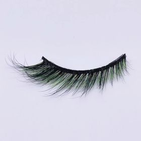 Newly Colorful Eyelashes Soft Mink Lashes Winged Thick Eyelash Handmade Curly Lashes Natural Long Lash For Eyelash Extension - M289-G