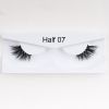 1Pair Mink Half Lashes Soft Thick Eye End Lengthening Faux Eyelashes Natural Long Handmade Eyelash Cross Curl 3D Lash For Makeup - 07