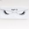 1Pair Mink Half Lashes Soft Thick Eye End Lengthening Faux Eyelashes Natural Long Handmade Eyelash Cross Curl 3D Lash For Makeup - 13