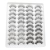 20 Pairs Mink Lashes Natural False Eyelashes Dramatic Volume Fake Lashes Soft Thick Long Eyelashes Wispy Makeup Extension 2022 - YP402