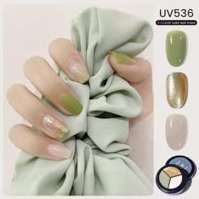 MAYCHAO Solid Color Nail Gel Polish Full Coverage Paint Gel DIY Nail Art Designs Soak Off UV LED Manicure Varnish Solid UV Gel - UV536