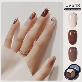 MAYCHAO Solid Color Nail Gel Polish Full Coverage Paint Gel DIY Nail Art Designs Soak Off UV LED Manicure Varnish Solid UV Gel - UV548