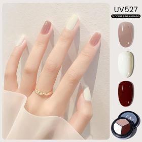 MAYCHAO Solid Color Nail Gel Polish Full Coverage Paint Gel DIY Nail Art Designs Soak Off UV LED Manicure Varnish Solid UV Gel - UV527