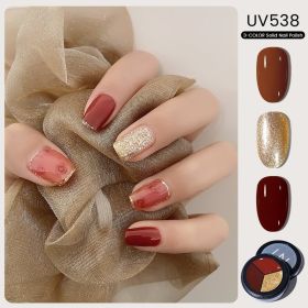 MAYCHAO Solid Color Nail Gel Polish Full Coverage Paint Gel DIY Nail Art Designs Soak Off UV LED Manicure Varnish Solid UV Gel - UV538