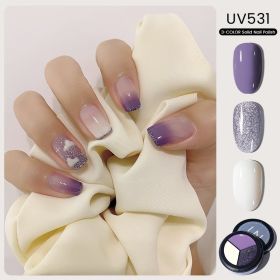 MAYCHAO Solid Color Nail Gel Polish Full Coverage Paint Gel DIY Nail Art Designs Soak Off UV LED Manicure Varnish Solid UV Gel - UV531