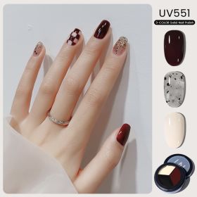 MAYCHAO Solid Color Nail Gel Polish Full Coverage Paint Gel DIY Nail Art Designs Soak Off UV LED Manicure Varnish Solid UV Gel - UV551