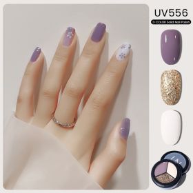 MAYCHAO Solid Color Nail Gel Polish Full Coverage Paint Gel DIY Nail Art Designs Soak Off UV LED Manicure Varnish Solid UV Gel - UV556