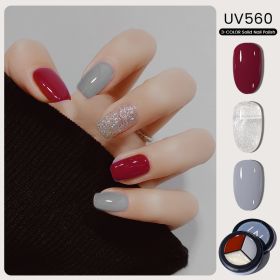 MAYCHAO Solid Color Nail Gel Polish Full Coverage Paint Gel DIY Nail Art Designs Soak Off UV LED Manicure Varnish Solid UV Gel - UV560