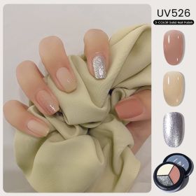 MAYCHAO Solid Color Nail Gel Polish Full Coverage Paint Gel DIY Nail Art Designs Soak Off UV LED Manicure Varnish Solid UV Gel - UV526