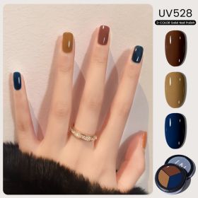 MAYCHAO Solid Color Nail Gel Polish Full Coverage Paint Gel DIY Nail Art Designs Soak Off UV LED Manicure Varnish Solid UV Gel - UV528