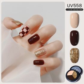 MAYCHAO Solid Color Nail Gel Polish Full Coverage Paint Gel DIY Nail Art Designs Soak Off UV LED Manicure Varnish Solid UV Gel - UV558