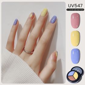 MAYCHAO Solid Color Nail Gel Polish Full Coverage Paint Gel DIY Nail Art Designs Soak Off UV LED Manicure Varnish Solid UV Gel - UV547