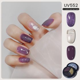 MAYCHAO Solid Color Nail Gel Polish Full Coverage Paint Gel DIY Nail Art Designs Soak Off UV LED Manicure Varnish Solid UV Gel - UV552