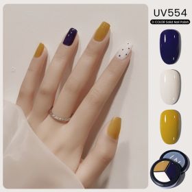 MAYCHAO Solid Color Nail Gel Polish Full Coverage Paint Gel DIY Nail Art Designs Soak Off UV LED Manicure Varnish Solid UV Gel - UV554