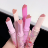 Jelly Mirror Lipstick Makeup Love Shape Waterproof Non-stick Cup Solid Lip Gloss Clear Long Lasting Moisturizing Lipstick Pen - B05 Love Style