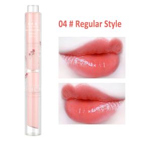 Jelly Mirror Lipstick Makeup Love Shape Waterproof Non-stick Cup Solid Lip Gloss Clear Long Lasting Moisturizing Lipstick Pen - D04 Regular Style