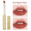 Jelly Mirror Lipstick Makeup Love Shape Waterproof Non-stick Cup Solid Lip Gloss Clear Long Lasting Moisturizing Lipstick Pen - C01 Regular Style