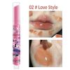 Jelly Mirror Lipstick Makeup Love Shape Waterproof Non-stick Cup Solid Lip Gloss Clear Long Lasting Moisturizing Lipstick Pen - A02 Love Style