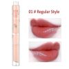 Jelly Mirror Lipstick Makeup Love Shape Waterproof Non-stick Cup Solid Lip Gloss Clear Long Lasting Moisturizing Lipstick Pen - D01 Regular Style