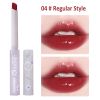 Jelly Mirror Lipstick Makeup Love Shape Waterproof Non-stick Cup Solid Lip Gloss Clear Long Lasting Moisturizing Lipstick Pen - C04 Regular Style