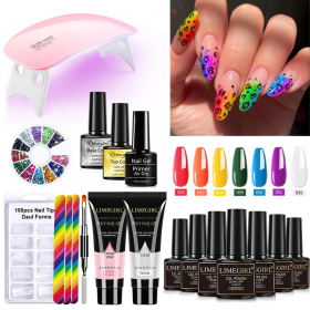 Nail Art Kits Poly Nail Polish Kits Professional Nail Art Kits Acrylic Extension Gel Nail Polish All For Nail Polish Kits Soak N - ZH402