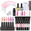 Nail Art Kits Poly Nail Polish Kits Professional Nail Art Kits Acrylic Extension Gel Nail Polish All For Nail Polish Kits Soak N - LH09-001