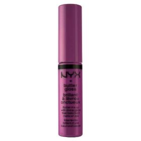 NYX Moisturizing Sweet Butter Lip Gloss 0.23 Oz - Raspberry Tart