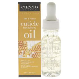 Cuticle Revitalizing Oil - Milk and Honey by Cuccio Naturale for Unisex - 0.5 oz Oil - Unisex - 0.5 oz