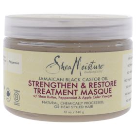 Jamaican Black Castor Oil Strengthen-Grow Restore Treatment Masque by Shea Moisture for Unisex - 12 oz Masque - Unisex - 12 oz