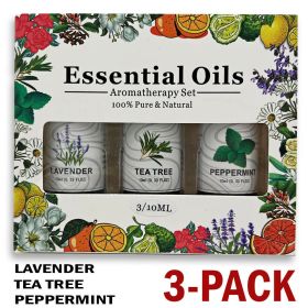 3 Pack - Aromatherapy Essential Oils Gift Set For Humidifiers Oil Diffuser Mist - Essential Oil - Multi color