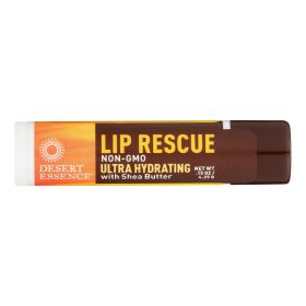 Desert Essence - Lip Rescue With Shea Butter - 0.15 Oz - Case Of 24 - Default