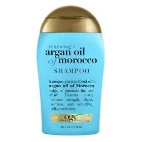 OGX Renewing Nourishing Moisturizing Shine Enhancing Daily Shampoo with Argan & Moroccan Oil, 3 fl oz - OGX