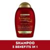 OGX 5 in 1 Benefits Shine Enhancing Daily Shampoo with Keratin, 13 fl oz - OGX