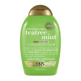 OGX Extra Strength Refreshing Scalp + Teatree Mint Daily Conditioner with Peppermint Oil & Witch Hazel, 13 fl oz - OGX