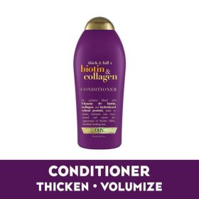 OGX Thick & Full + Biotin & Collagen Volumizing Daily Conditioner, 25.4 fl oz - OGX