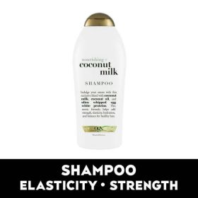 OGX Nourishing + Coconut Milk Moisturizing Daily Shampoo with Egg White Protein, 25.4 fl oz - OGX