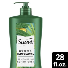 Suave Tea Tree & Hemp Seed Oil Revitalizing Conditioner;  28 fl oz - Suave