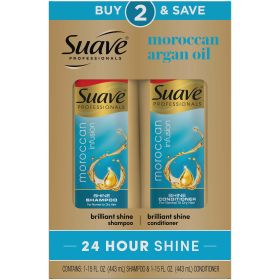 Suave Professionals Moisturizing Shine Enhancing Daily Shampoo & Conditioner - Suave