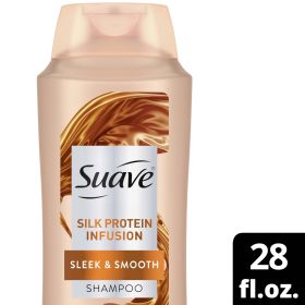 Suave Silk Protein Infusion Sleek And Smooth Shampoo;  28 fl oz - Suave