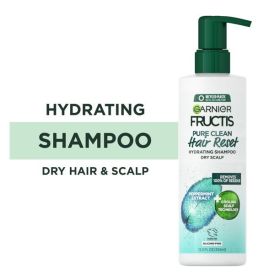 Garnier Fructis Pure Clean Hair Reset Hydrating Shampoo;  Dry Scalp;  12 fl oz - Garnier