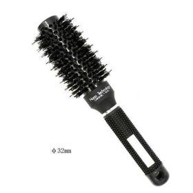 4 Sizes Nano Boar Bristle Ceramic Hair Round Brush Ionic Alunimum - Red