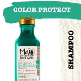 Maui Moisture Color Protection + Sea Minerals Shampoo, Color-Protecting, 13 fl oz - Maui Moisture