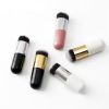 New Fashion Chubby Pier Foundation Brush Flat Cream Makeup Brushes Professional Cosmetic Brush highlight brush loose powder brus - White gold