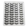 20 Pairs Mink Lashes Natural False Eyelashes Dramatic Volume Fake Lashes Soft Thick Long Eyelashes Wispy Makeup Extension 2022 - 2205