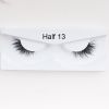 1Pair Mink Half Lashes Soft Thick Eye End Lengthening Faux Eyelashes Natural Long Handmade Eyelash Cross Curl 3D Lash For Makeup - 07