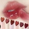 Jelly Mirror Lipstick Makeup Love Shape Waterproof Non-stick Cup Solid Lip Gloss Clear Long Lasting Moisturizing Lipstick Pen - D03 Regular Style