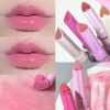 Jelly Mirror Lipstick Makeup Love Shape Waterproof Non-stick Cup Solid Lip Gloss Clear Long Lasting Moisturizing Lipstick Pen - C03 Regular Style