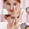 10 Pcs Mini Finger Puff Foundation Powder Detail Makeup Sponge Face Concealer Cream Blend Cosmetic Accessories Makeup Tools - Blue